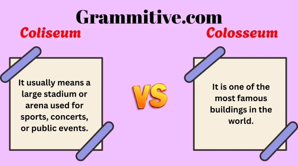 Coliseum or Colosseum