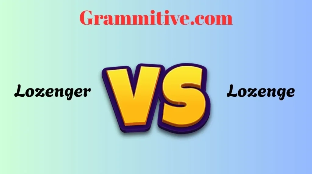 Lozenger or Lozenge