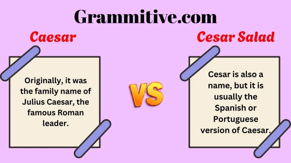 Caesar or Cesar Salad