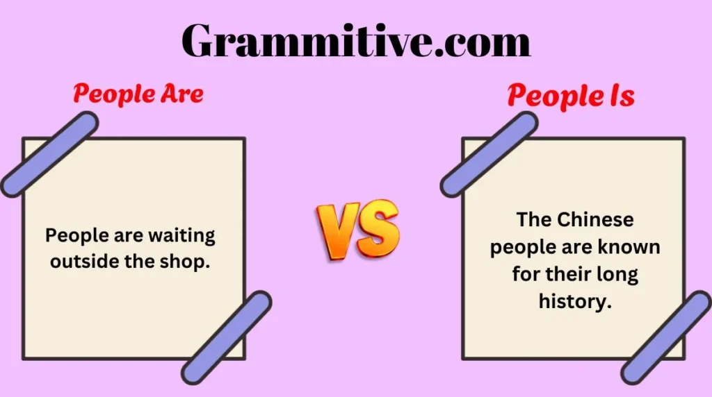 People Are or People Is