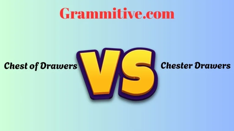 Chest of Drawers or Chester Drawers