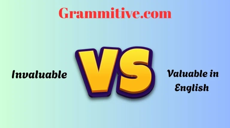 Invaluable vs Valuable in English