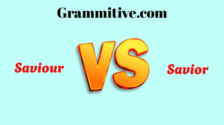 Saviour or Savior