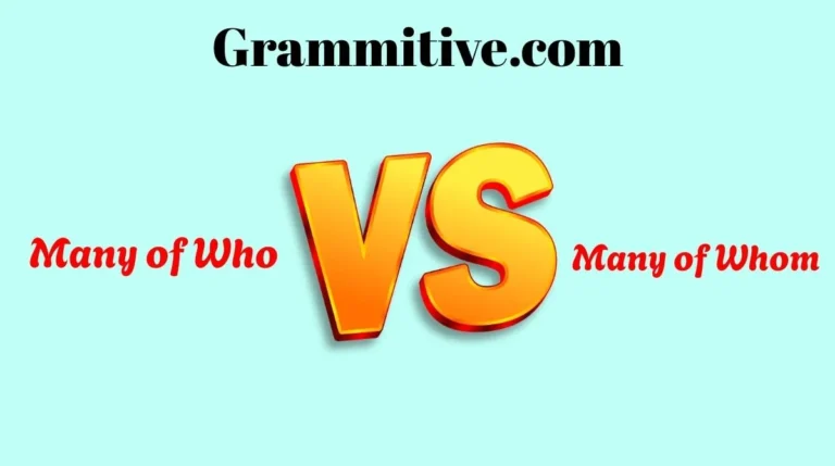 Many of Who or Many of Whom