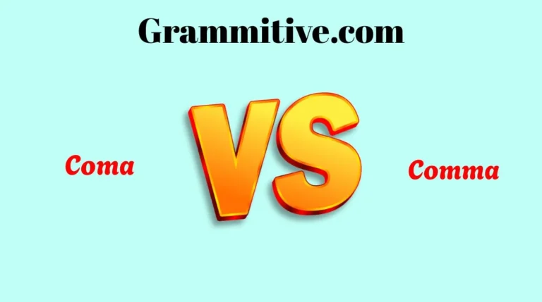 Coma vs Comma
